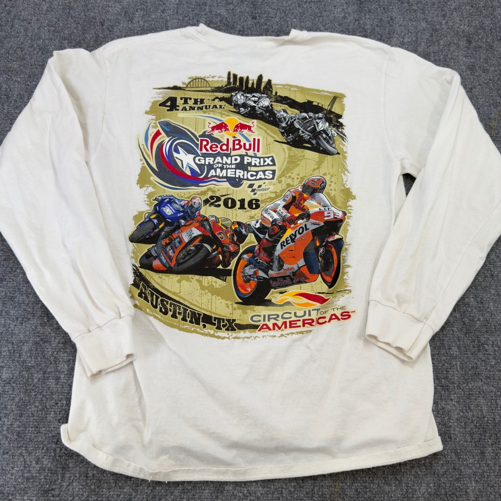 Red Bull Grand Prix of the Americas 2016 Graphic T-Shirt White Size L